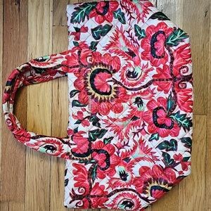 Mz Wallace Floral Quilted Nylon Tote